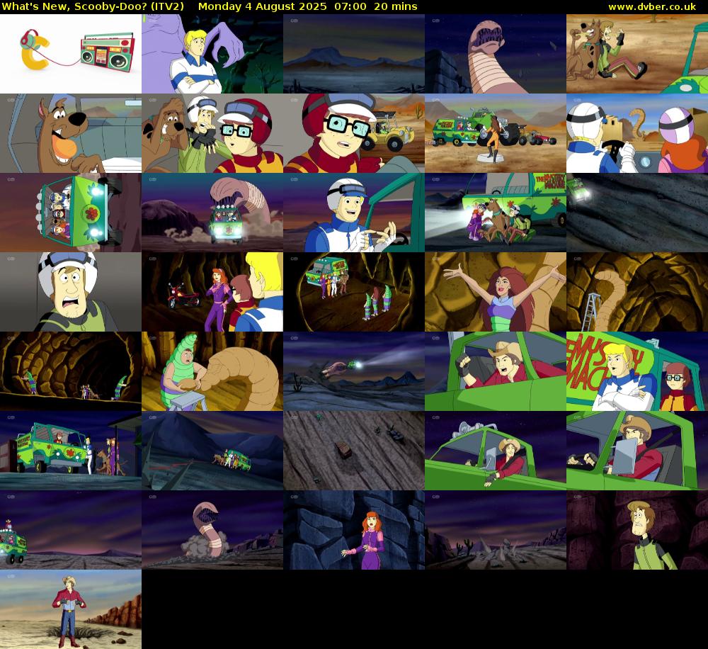What's New, Scooby-Doo? (ITV2) Monday 4 August 2025 07:00 - 07:20