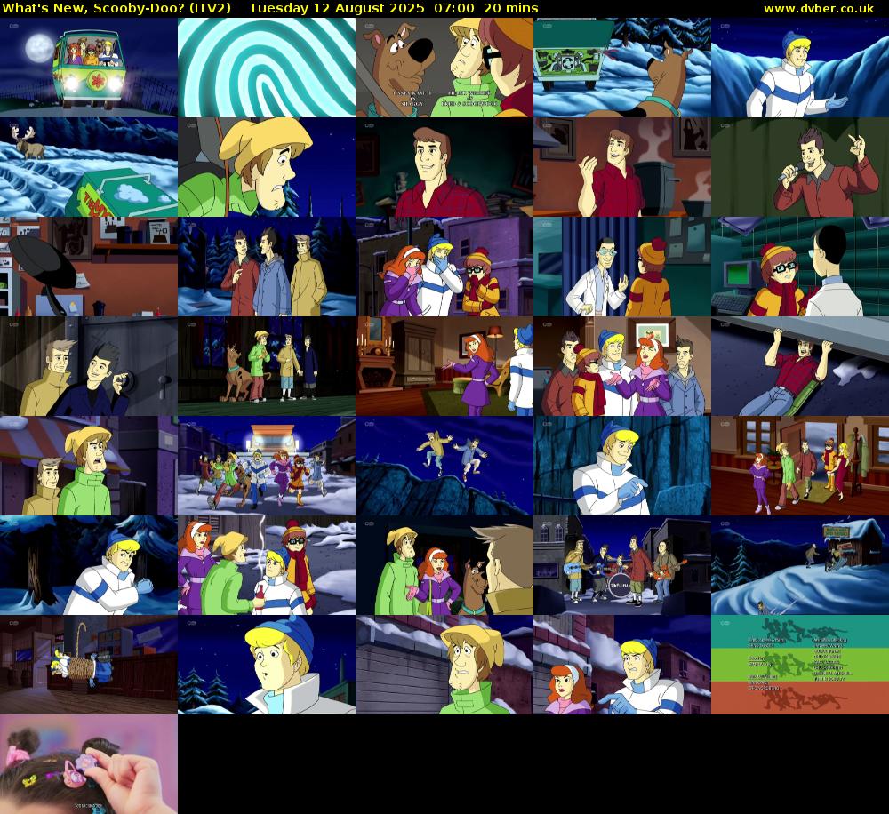 What's New, Scooby-Doo? (ITV2) Tuesday 12 August 2025 07:00 - 07:20