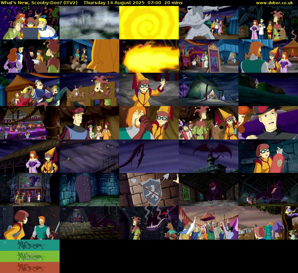 What's New, Scooby-Doo? (ITV2) Thursday 14 August 2025 07:00 - 07:20