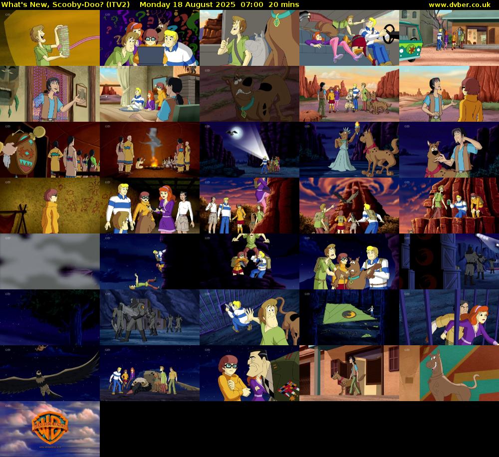 What's New, Scooby-Doo? (ITV2) Monday 18 August 2025 07:00 - 07:20