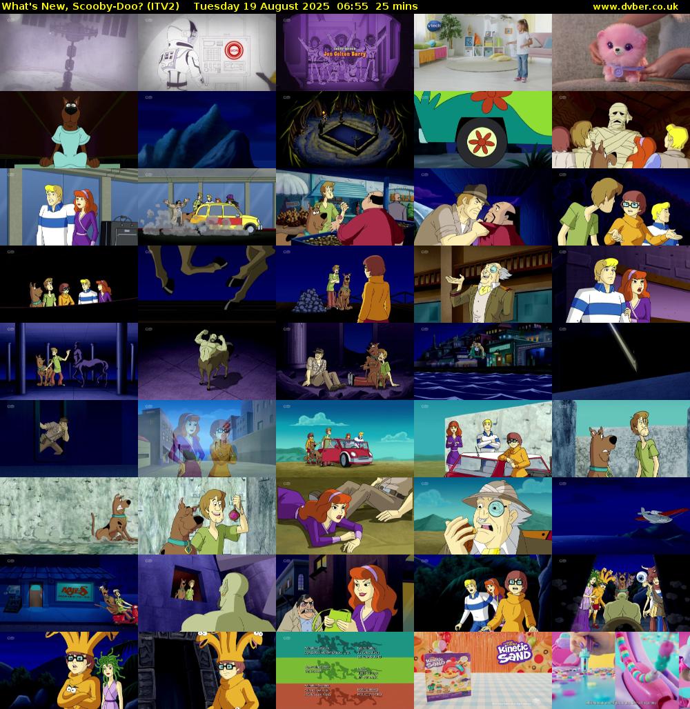 What's New, Scooby-Doo? (ITV2) Tuesday 19 August 2025 06:55 - 07:20