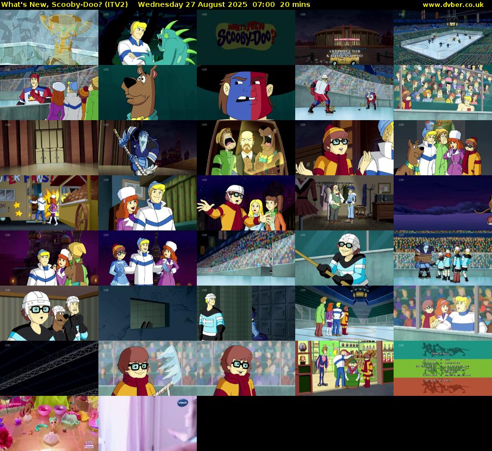 What's New, Scooby-Doo? (ITV2) Wednesday 27 August 2025 07:00 - 07:20