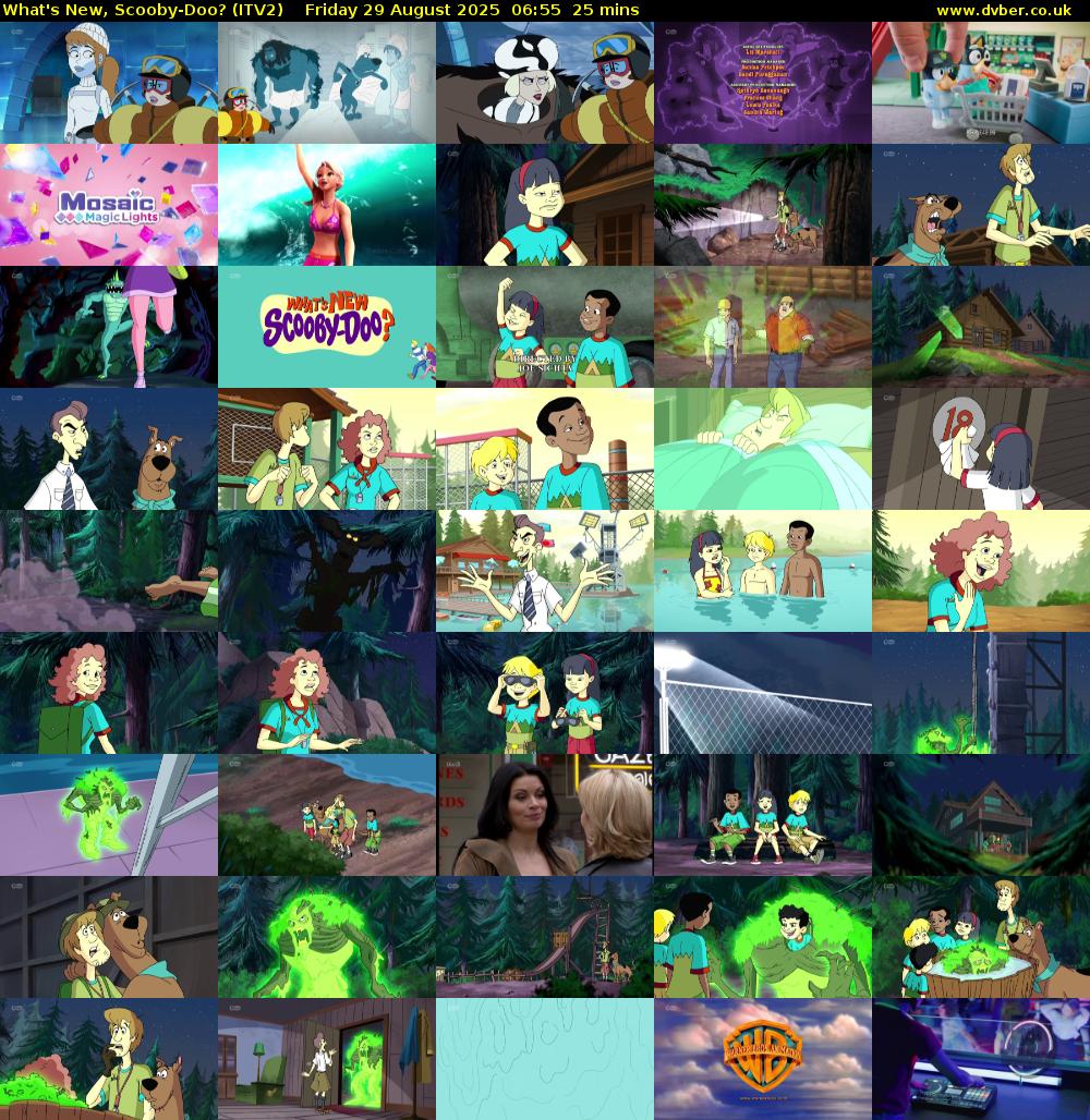 What's New, Scooby-Doo? (ITV2) Friday 29 August 2025 06:55 - 07:20