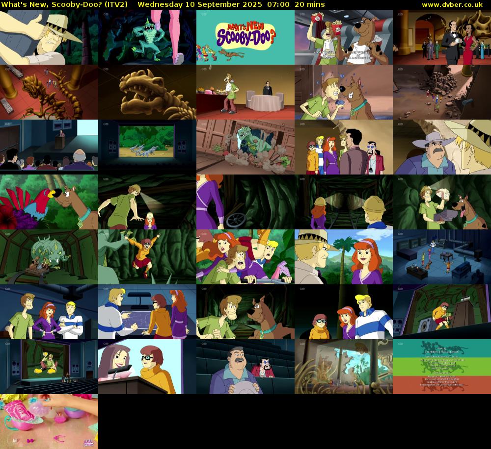 What's New, Scooby-Doo? (ITV2) Wednesday 10 September 2025 07:00 - 07:20