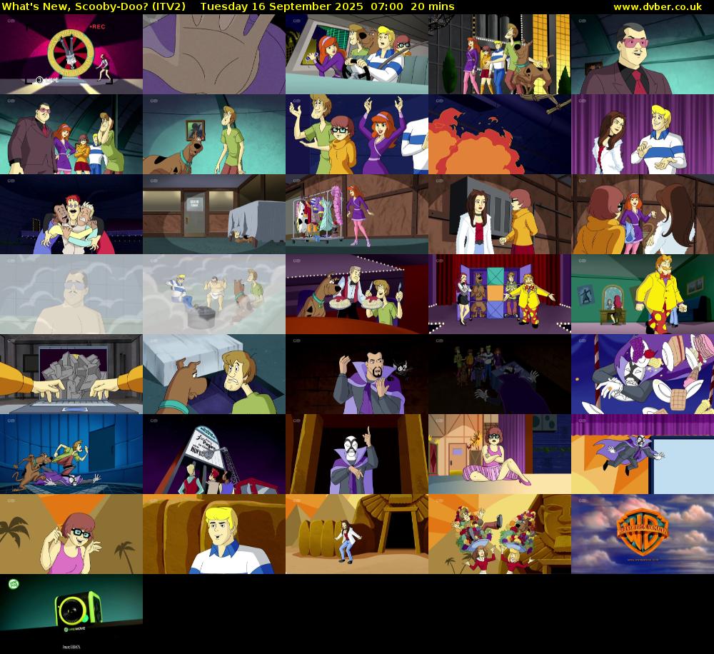 What's New, Scooby-Doo? (ITV2) Tuesday 16 September 2025 07:00 - 07:20