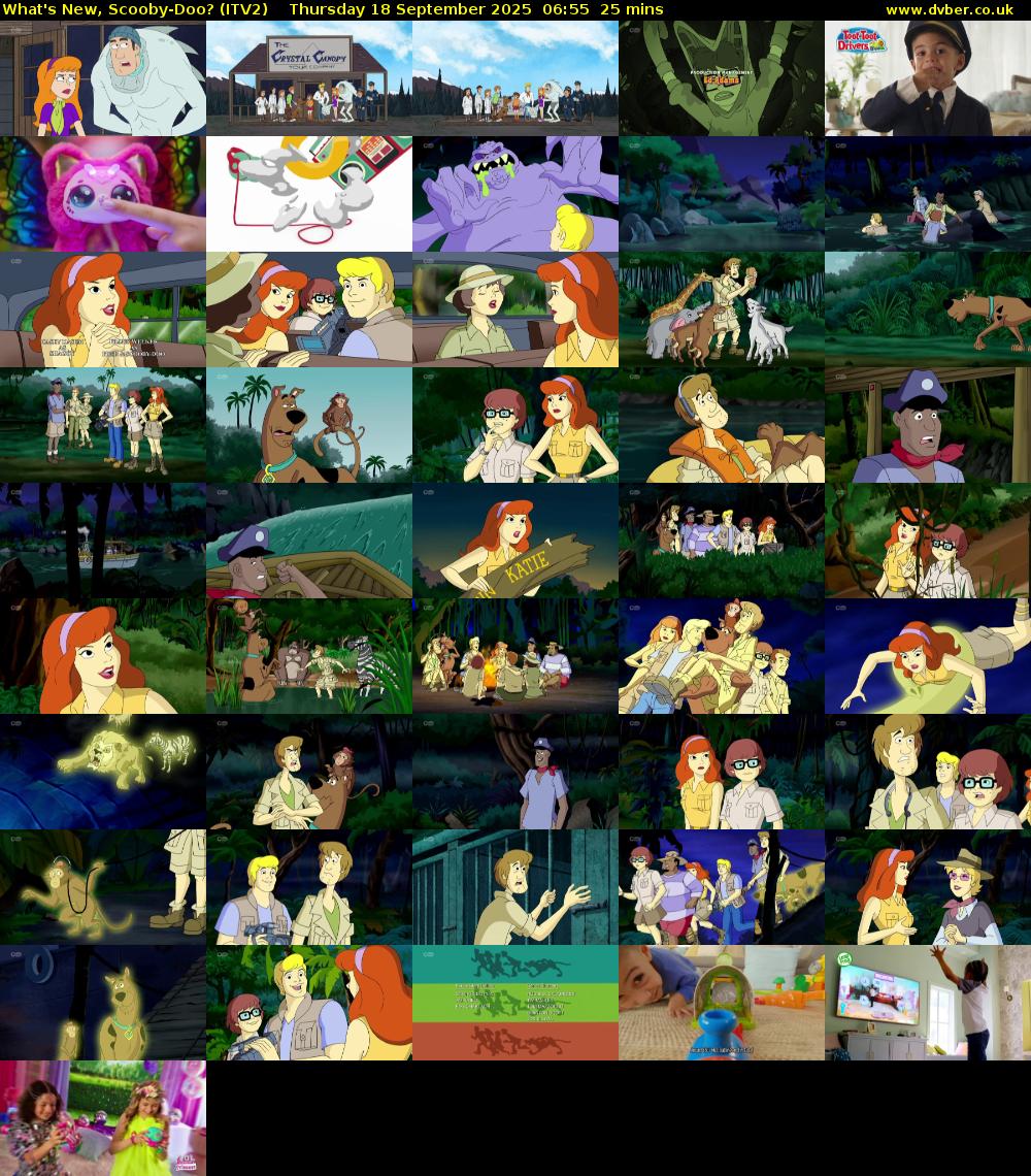 What's New, Scooby-Doo? (ITV2) Thursday 18 September 2025 06:55 - 07:20