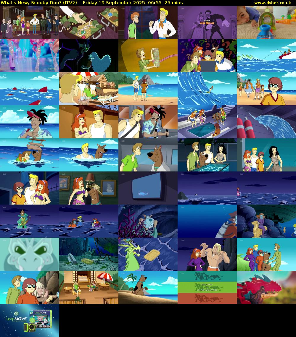 What's New, Scooby-Doo? (ITV2) Friday 19 September 2025 06:55 - 07:20