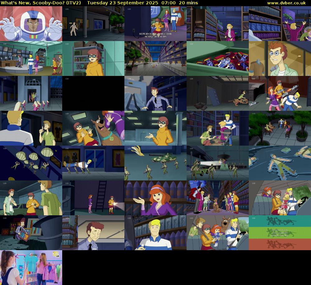 What's New, Scooby-Doo? (ITV2) Tuesday 23 September 2025 07:00 - 07:20