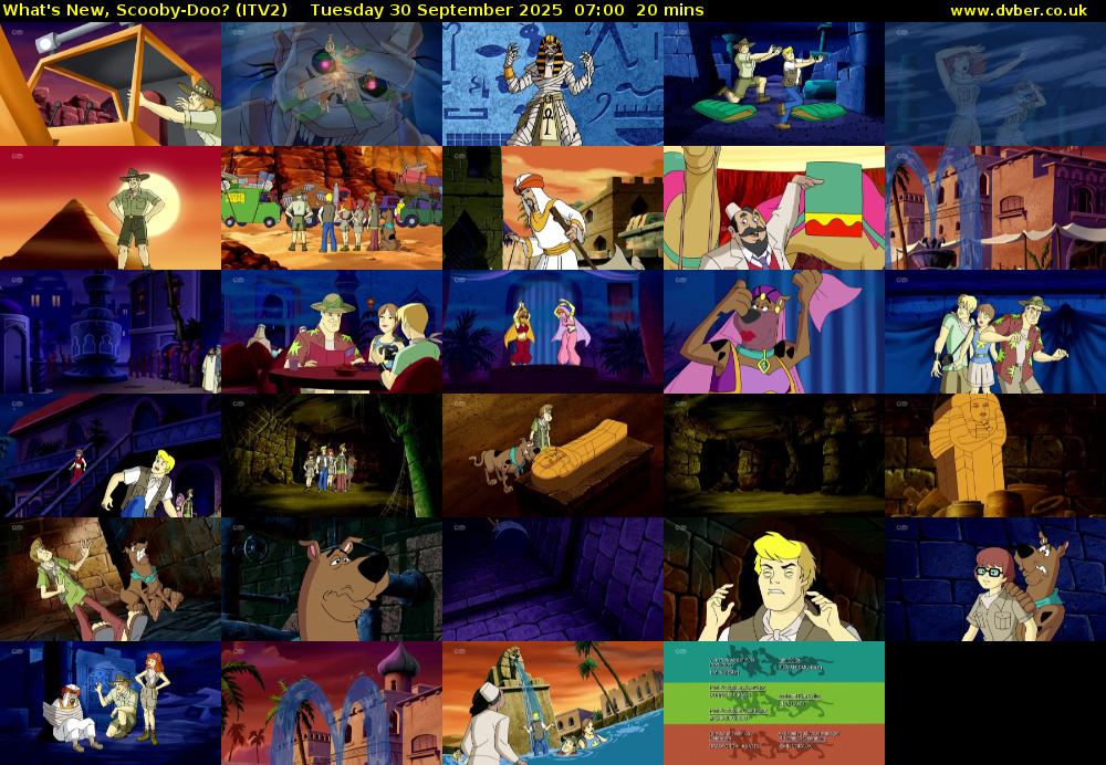 What's New, Scooby-Doo? (ITV2) Tuesday 30 September 2025 07:00 - 07:20