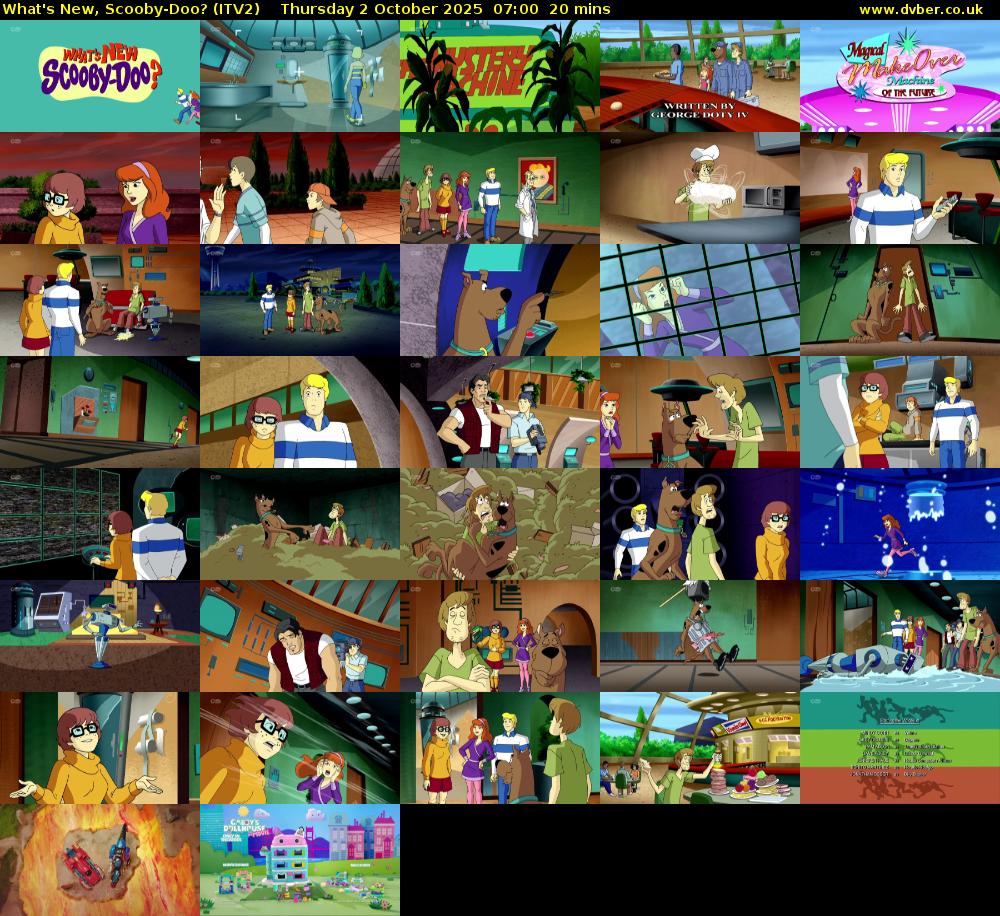 What's New, Scooby-Doo? (ITV2) Thursday 2 October 2025 07:00 - 07:20