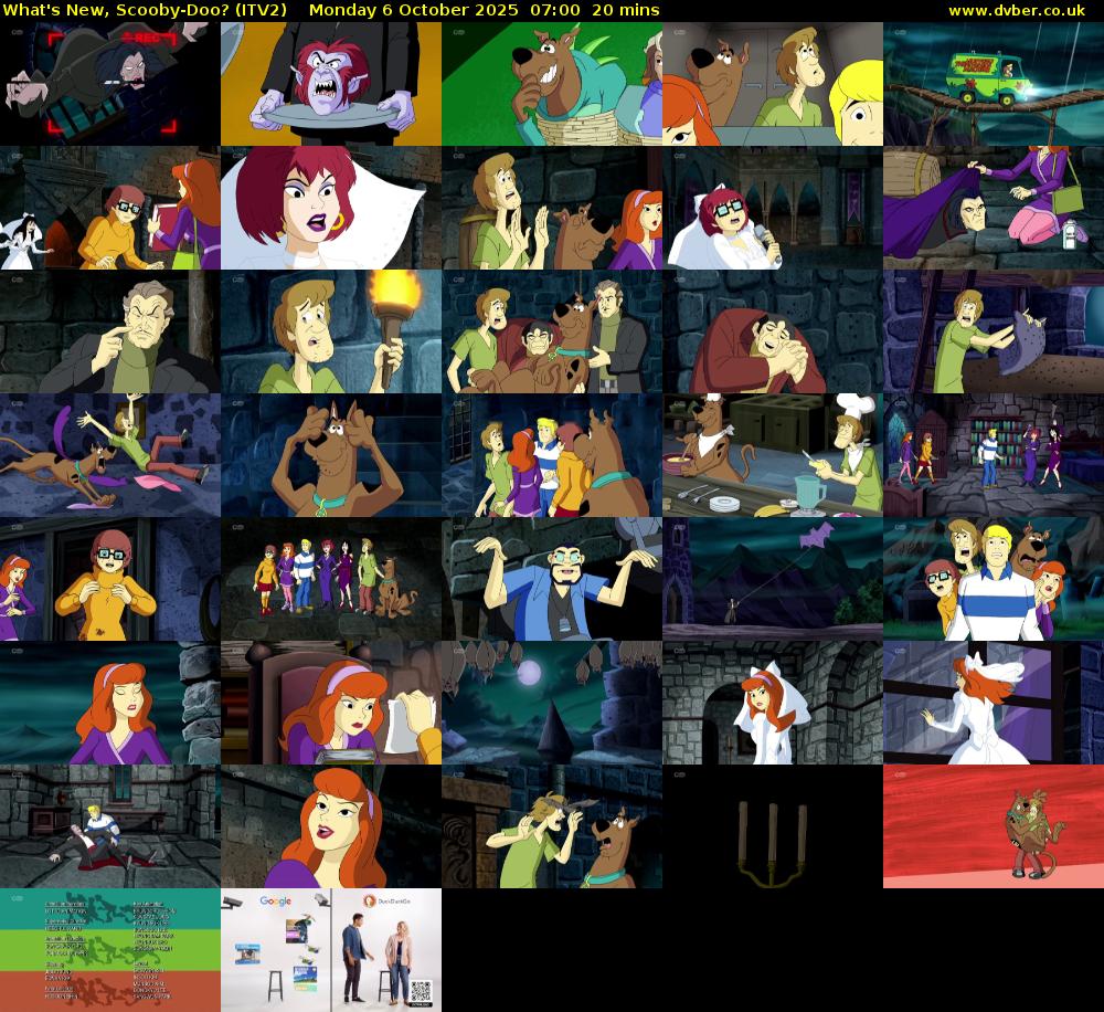 What's New, Scooby-Doo? (ITV2) Monday 6 October 2025 07:00 - 07:20
