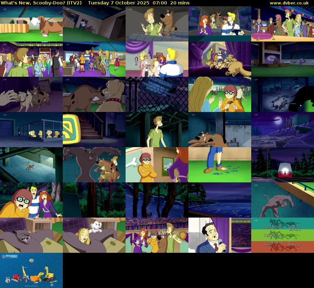 What's New, Scooby-Doo? (ITV2) Tuesday 7 October 2025 07:00 - 07:20
