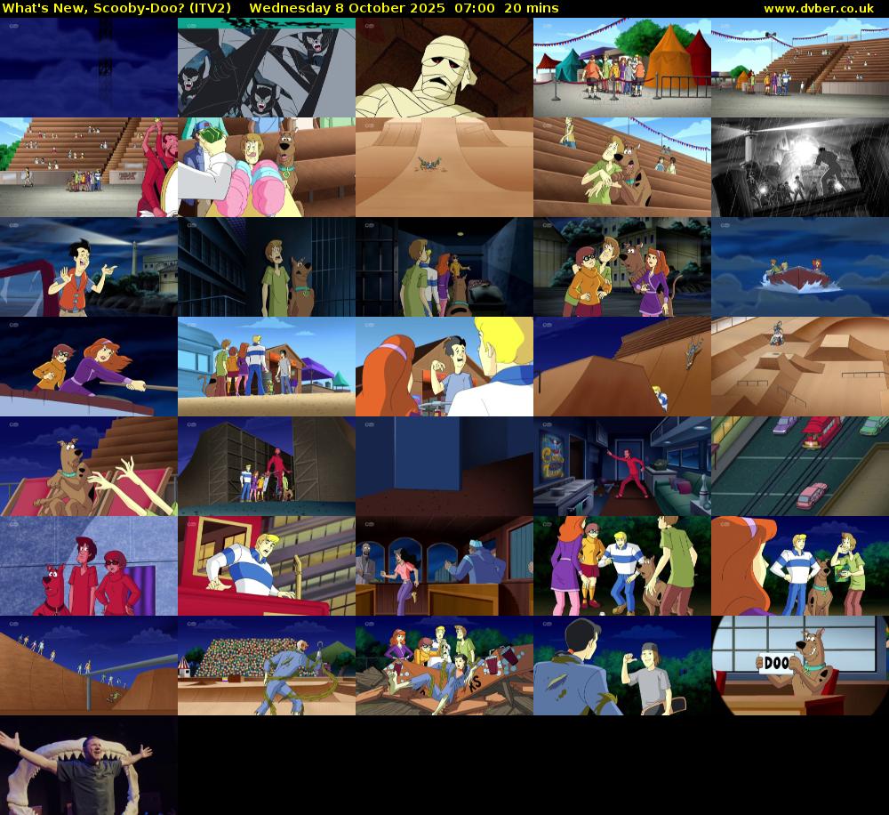 What's New, Scooby-Doo? (ITV2) Wednesday 8 October 2025 07:00 - 07:20
