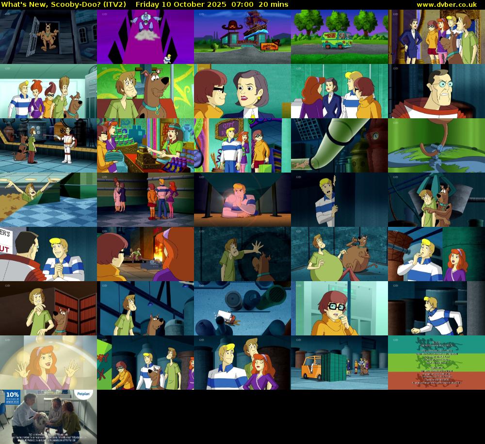 What's New, Scooby-Doo? (ITV2) Friday 10 October 2025 07:00 - 07:20