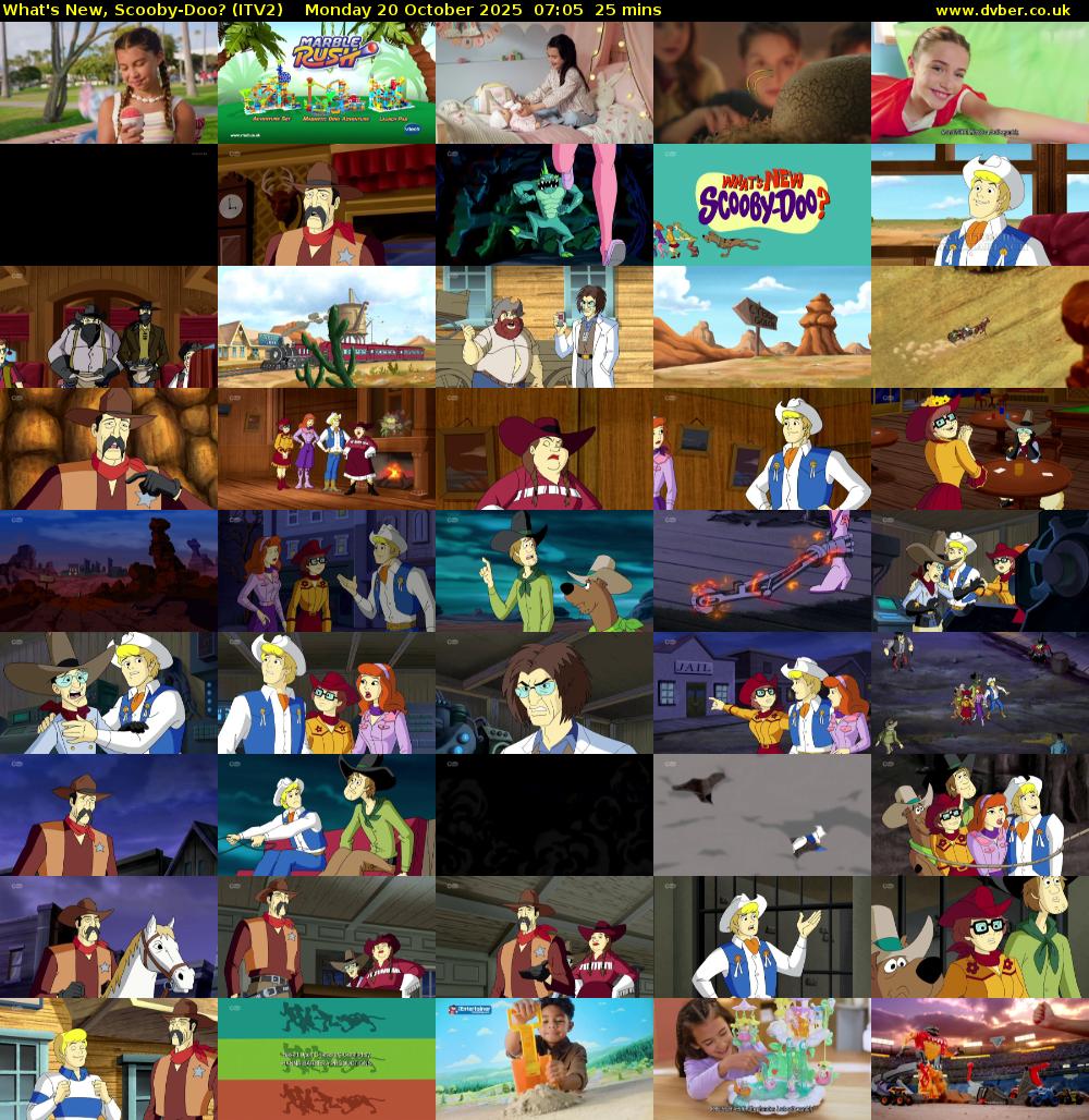 What's New, Scooby-Doo? (ITV2) Monday 20 October 2025 07:05 - 07:30