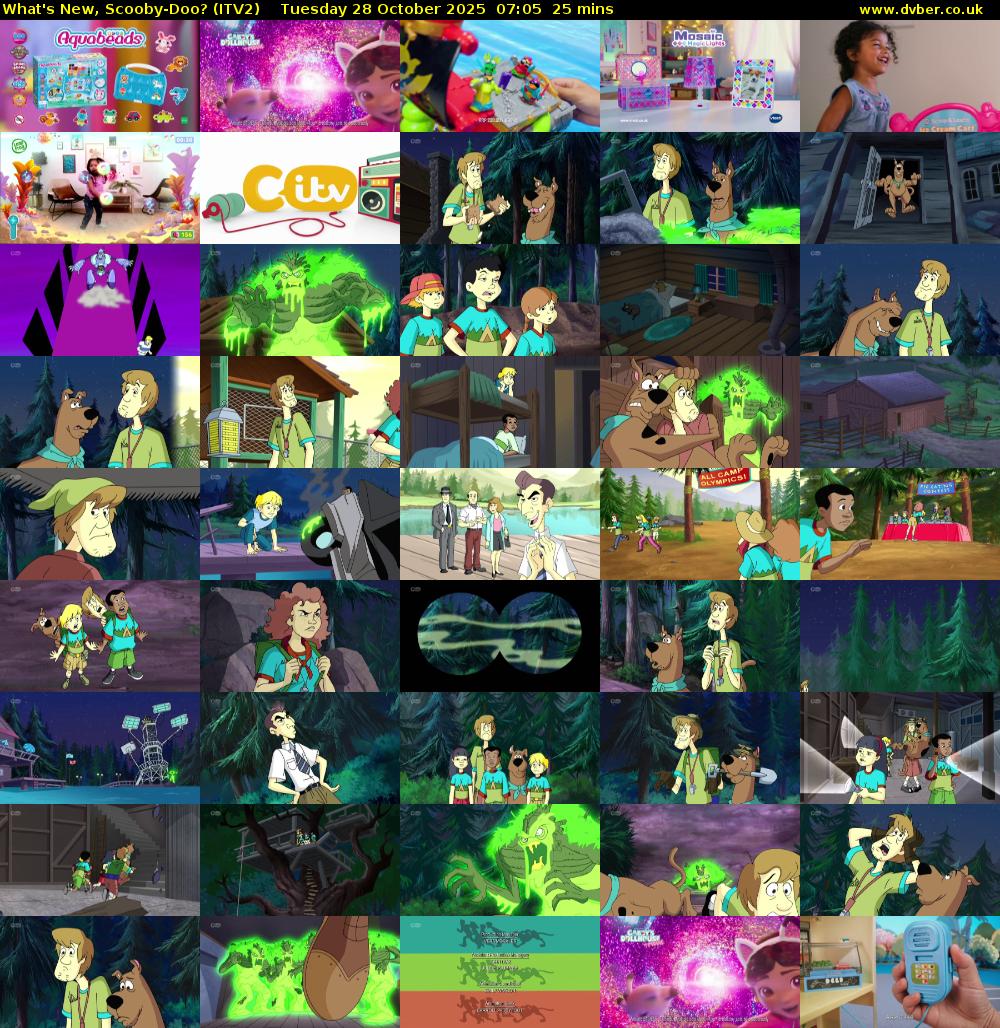 What's New, Scooby-Doo? (ITV2) Tuesday 28 October 2025 07:05 - 07:30