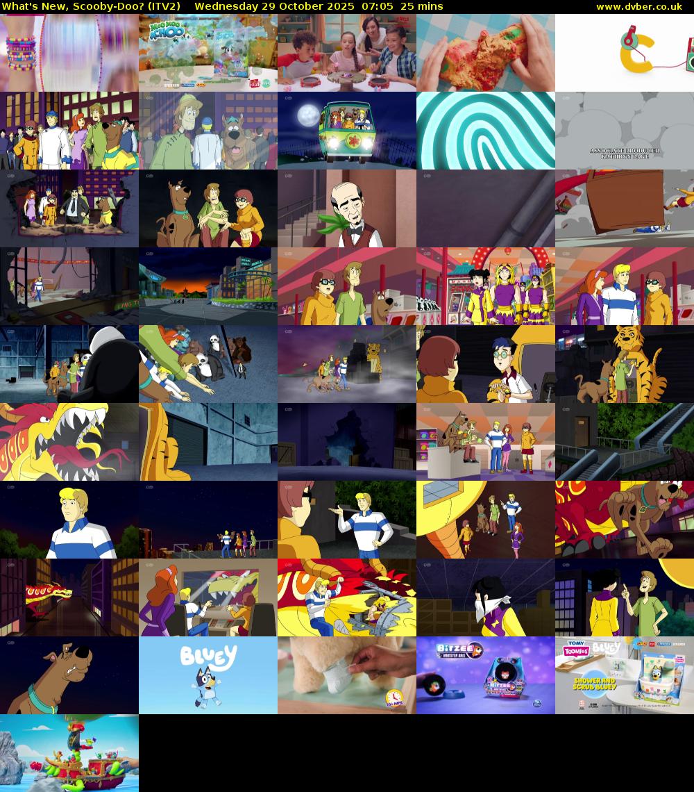 What's New, Scooby-Doo? (ITV2) Wednesday 29 October 2025 07:05 - 07:30
