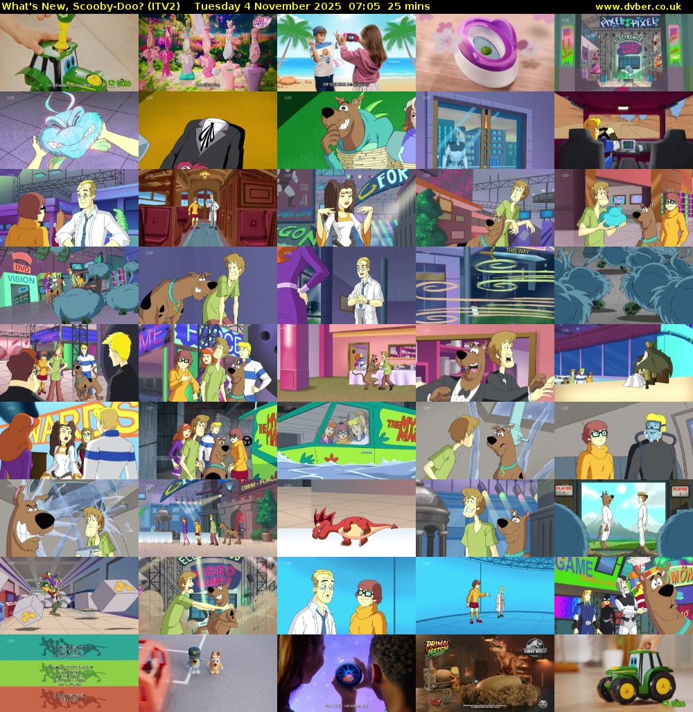 What's New, Scooby-Doo? (ITV2) Tuesday 4 November 2025 07:05 - 07:30
