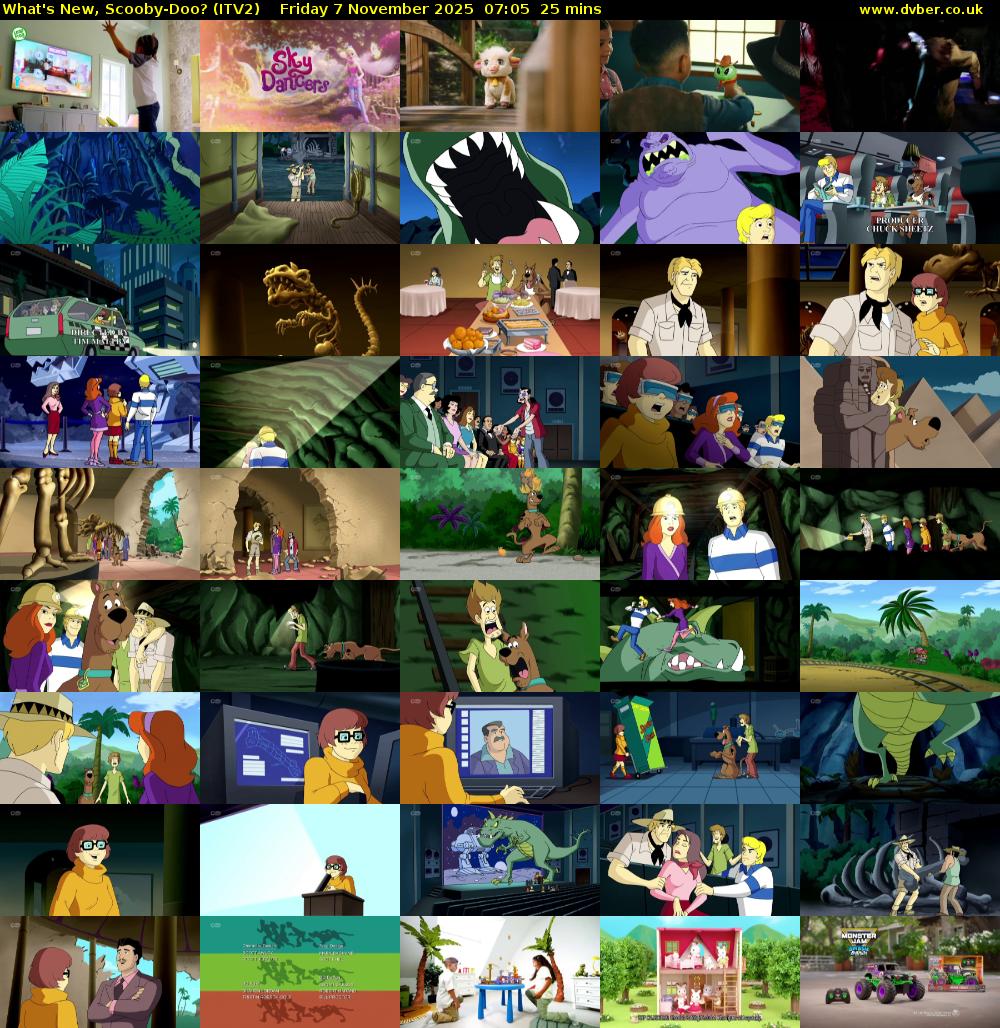 What's New, Scooby-Doo? (ITV2) Friday 7 November 2025 07:05 - 07:30