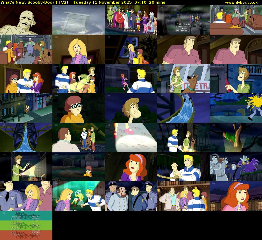 What's New, Scooby-Doo? (ITV2) Tuesday 11 November 2025 07:10 - 07:30