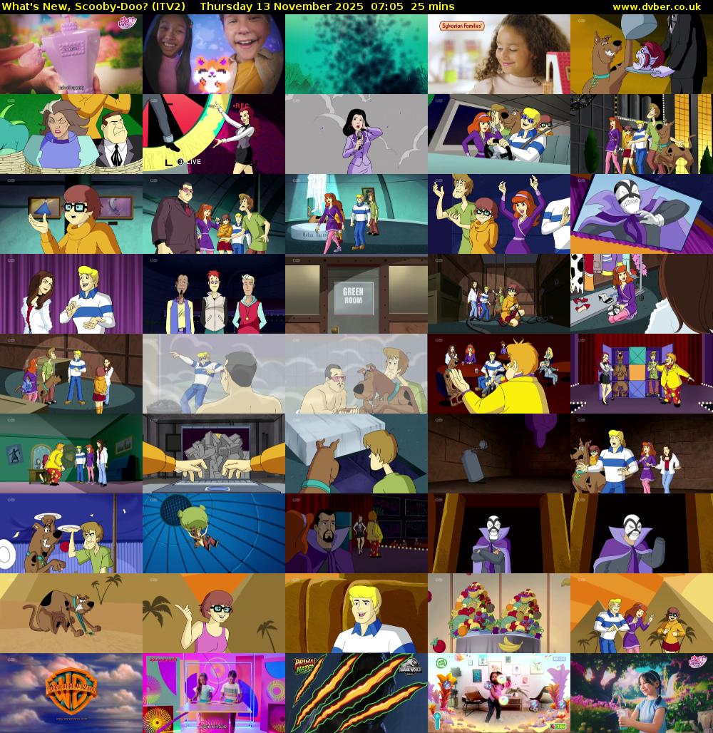 What's New, Scooby-Doo? (ITV2) Thursday 13 November 2025 07:05 - 07:30