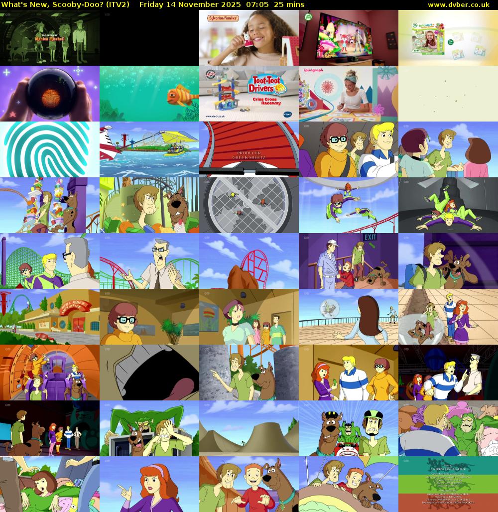 What's New, Scooby-Doo? (ITV2) Friday 14 November 2025 07:05 - 07:30