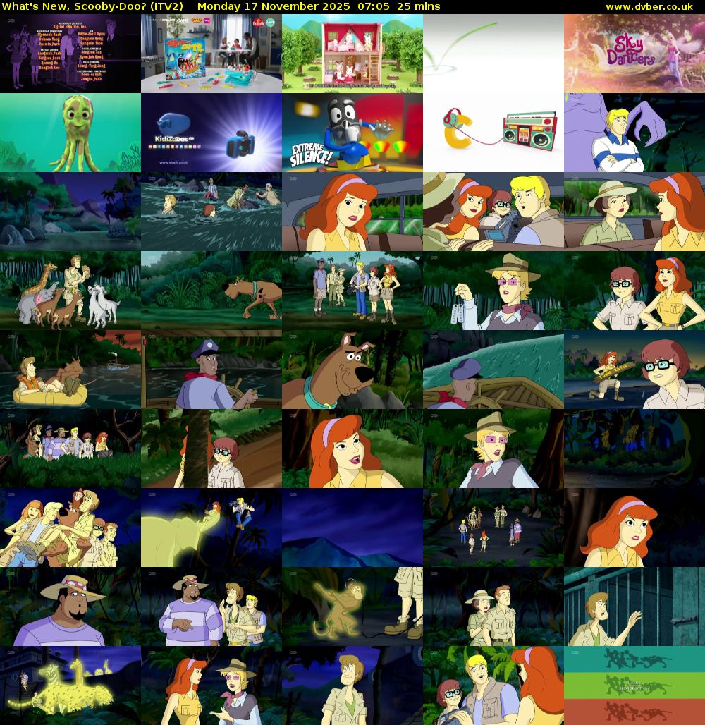 What's New, Scooby-Doo? (ITV2) Monday 17 November 2025 07:05 - 07:30
