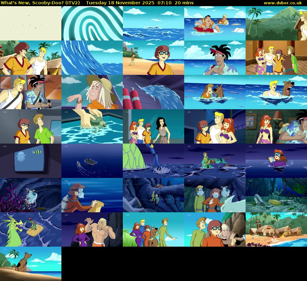 What's New, Scooby-Doo? (ITV2) Tuesday 18 November 2025 07:10 - 07:30