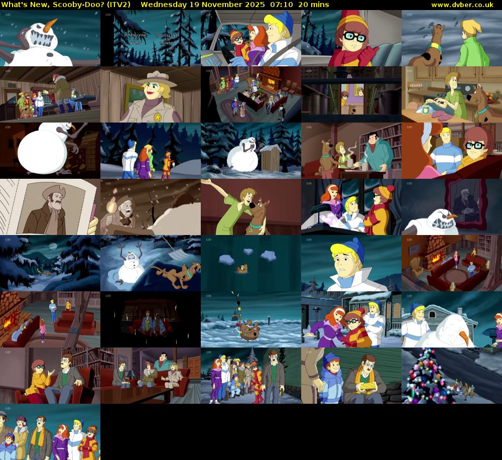 What's New, Scooby-Doo? (ITV2) Wednesday 19 November 2025 07:10 - 07:30