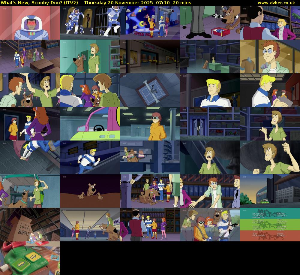 What's New, Scooby-Doo? (ITV2) Thursday 20 November 2025 07:10 - 07:30