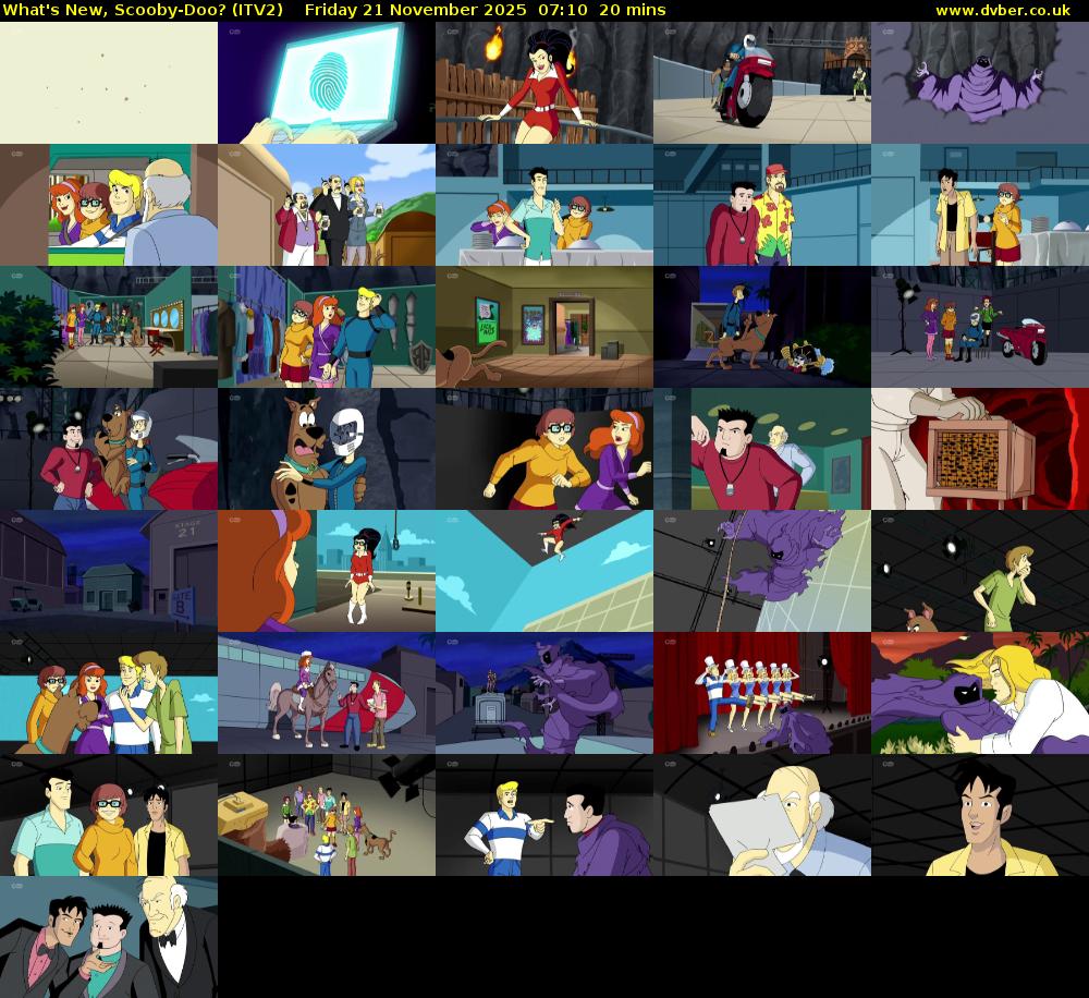 What's New, Scooby-Doo? (ITV2) Friday 21 November 2025 07:10 - 07:30
