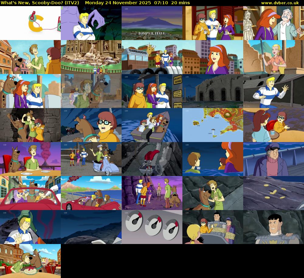 What's New, Scooby-Doo? (ITV2) Monday 24 November 2025 07:10 - 07:30