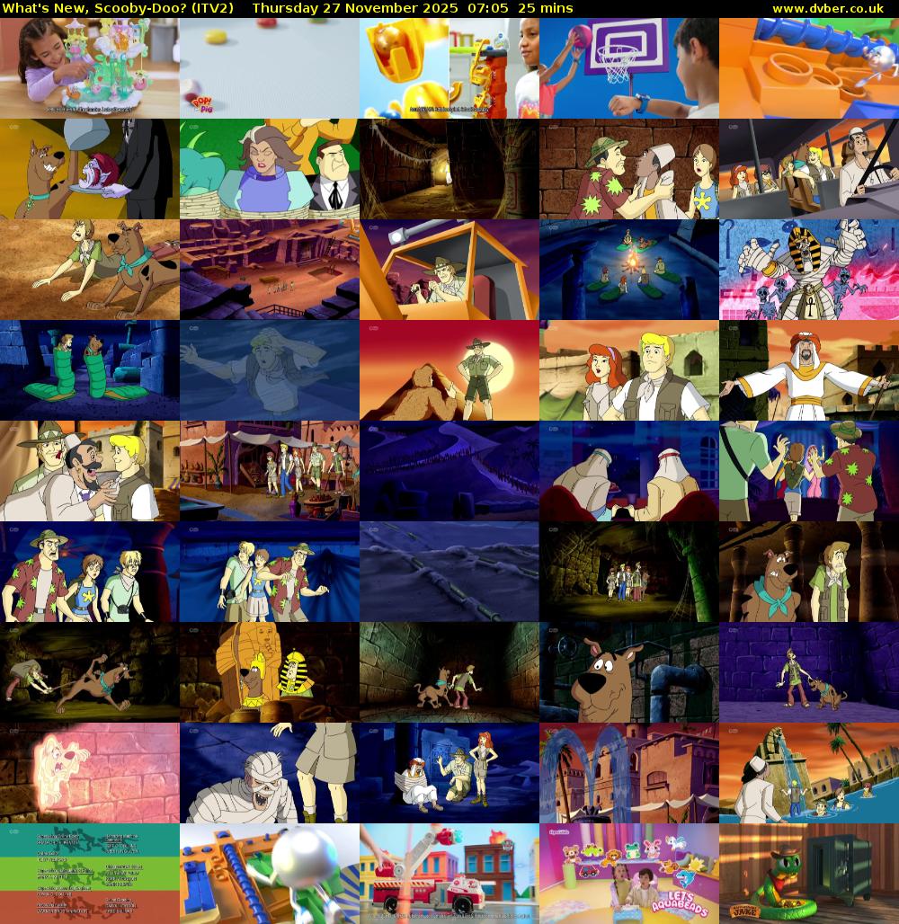 What's New, Scooby-Doo? (ITV2) Thursday 27 November 2025 07:05 - 07:30
