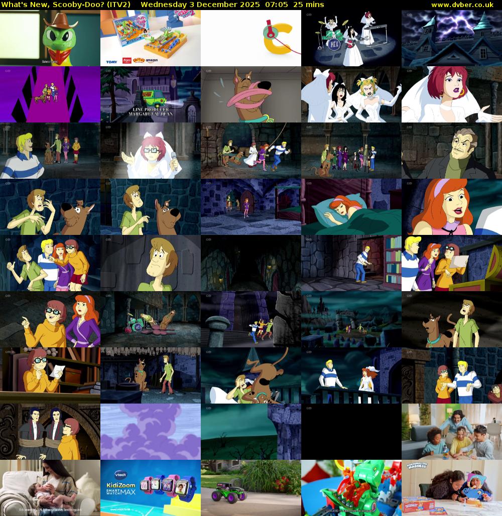 What's New, Scooby-Doo? (ITV2) Wednesday 3 December 2025 07:05 - 07:30