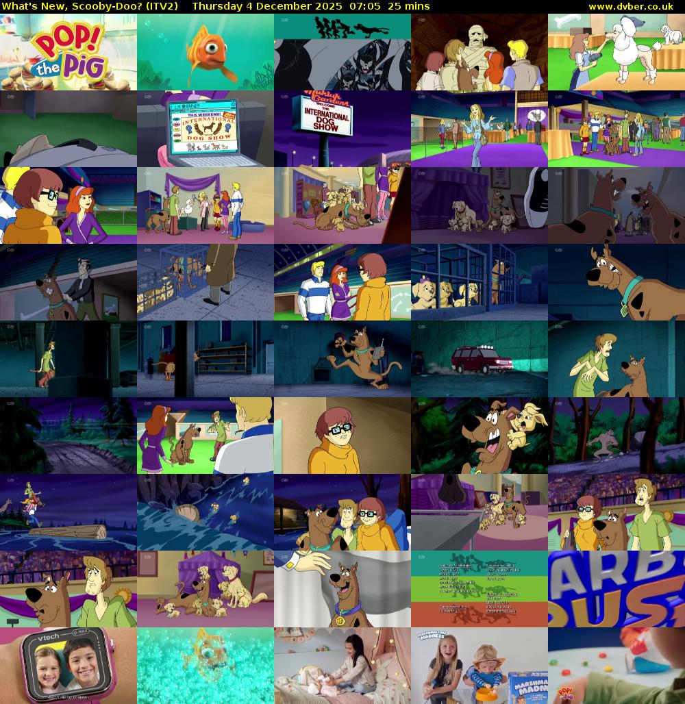 What's New, Scooby-Doo? (ITV2) Thursday 4 December 2025 07:05 - 07:30
