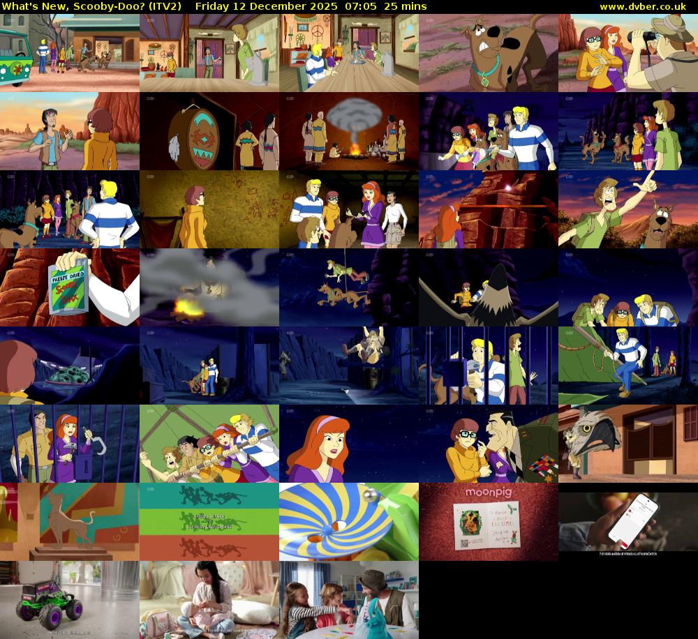 What's New, Scooby-Doo? (ITV2) Friday 12 December 2025 07:05 - 07:30