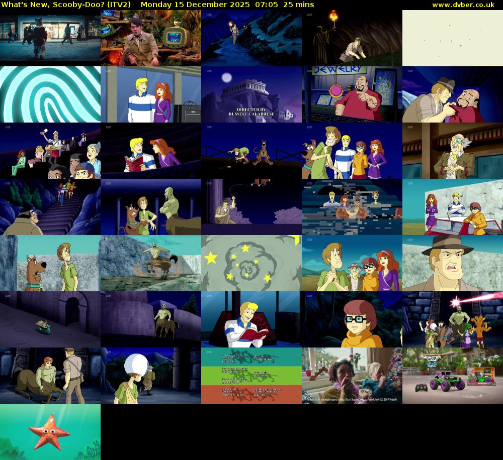 What's New, Scooby-Doo? (ITV2) Monday 15 December 2025 07:05 - 07:30