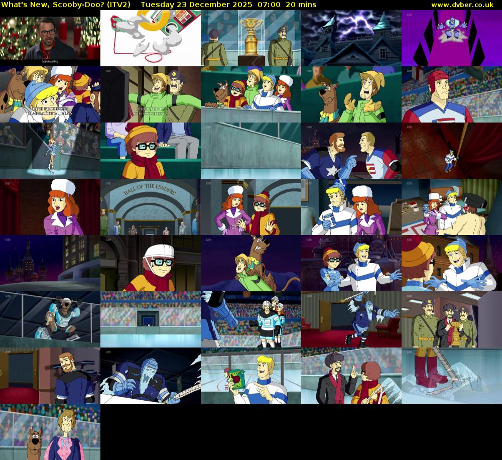 What's New, Scooby-Doo? (ITV2) Tuesday 23 December 2025 07:00 - 07:20