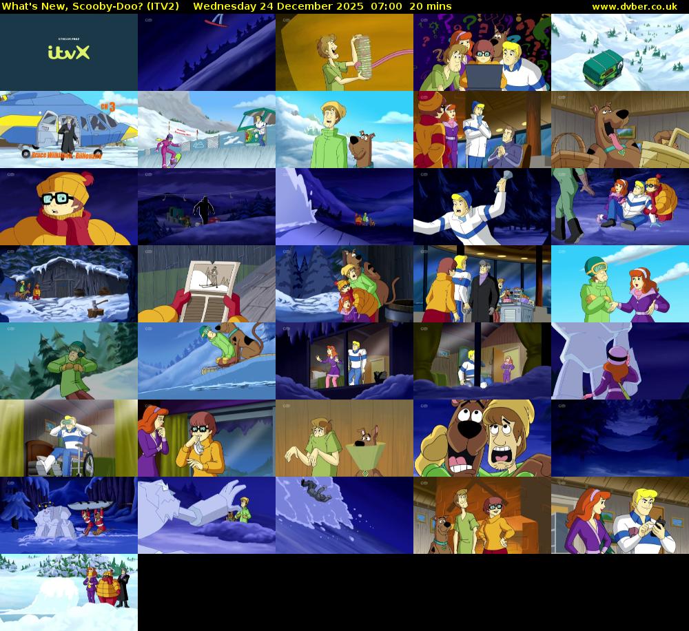 What's New, Scooby-Doo? (ITV2) Wednesday 24 December 2025 07:00 - 07:20