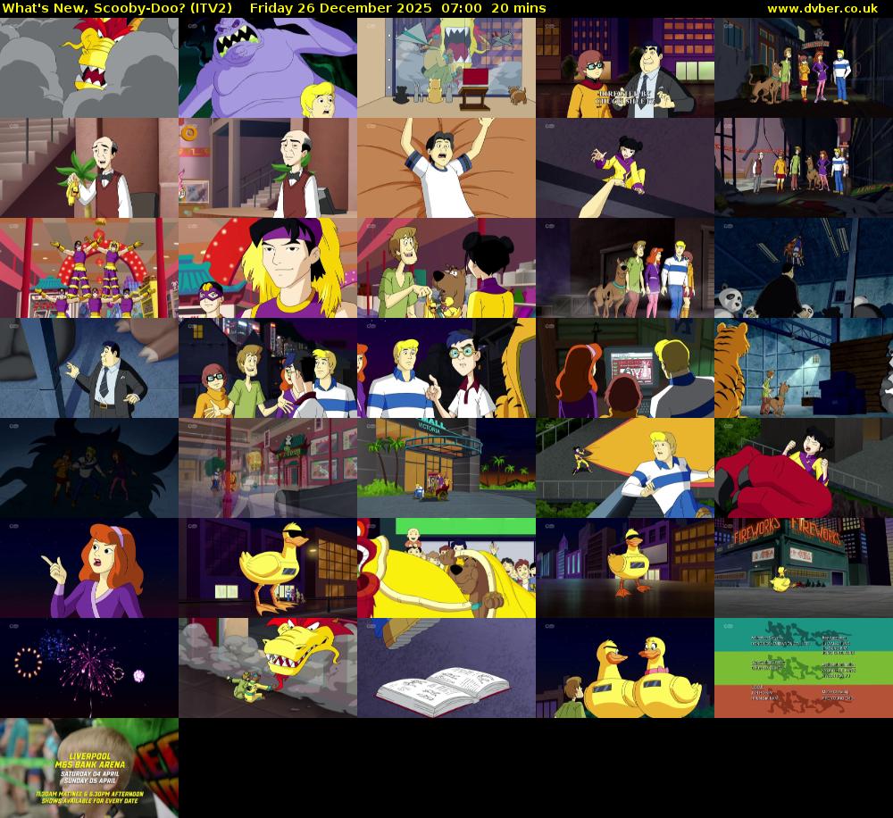 What's New, Scooby-Doo? (ITV2) Friday 26 December 2025 07:00 - 07:20