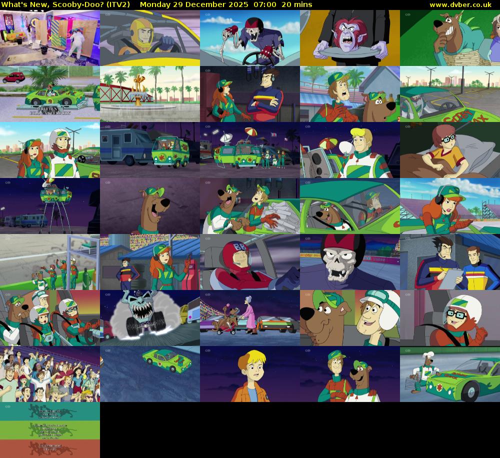 What's New, Scooby-Doo? (ITV2) Monday 29 December 2025 07:00 - 07:20