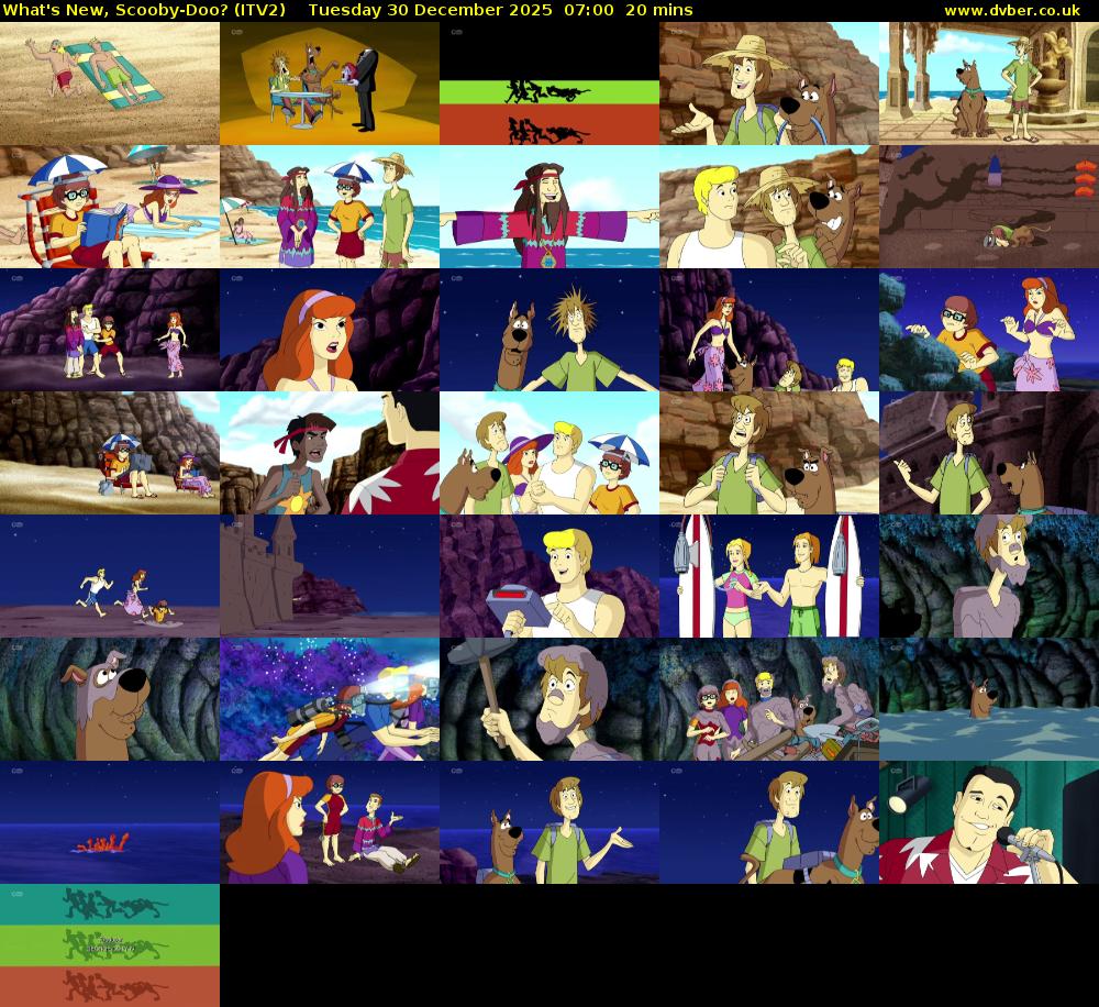 What's New, Scooby-Doo? (ITV2) Tuesday 30 December 2025 07:00 - 07:20