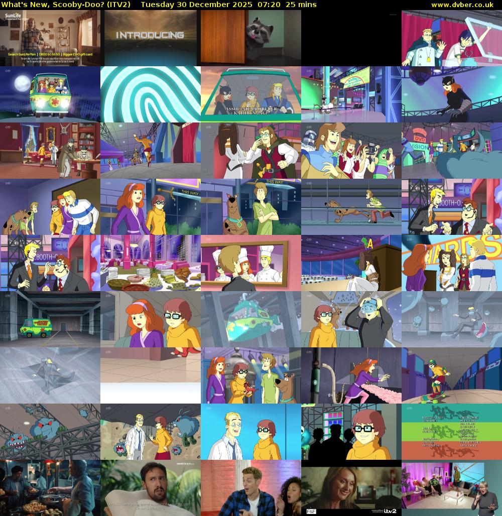What's New, Scooby-Doo? (ITV2) Tuesday 30 December 2025 07:20 - 07:45