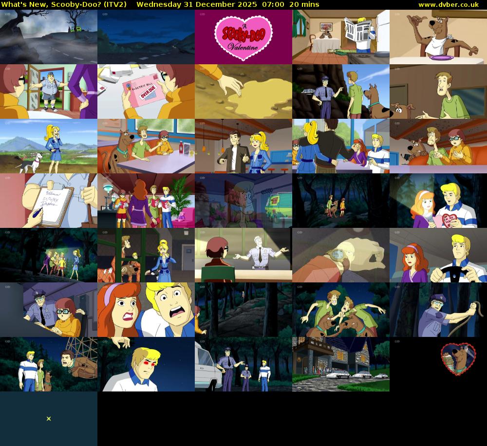 What's New, Scooby-Doo? (ITV2) Wednesday 31 December 2025 07:00 - 07:20