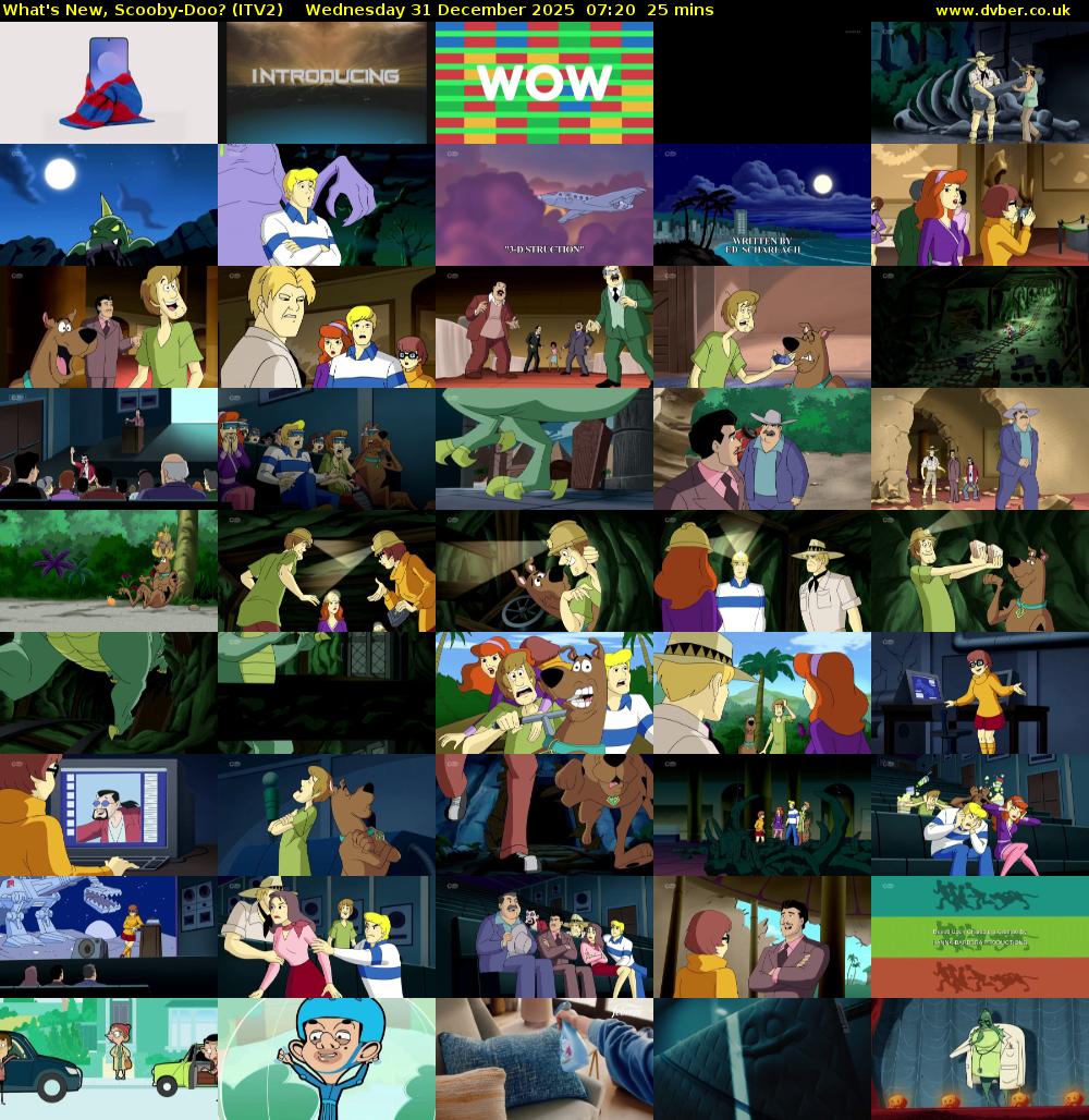 What's New, Scooby-Doo? (ITV2) Wednesday 31 December 2025 07:20 - 07:45