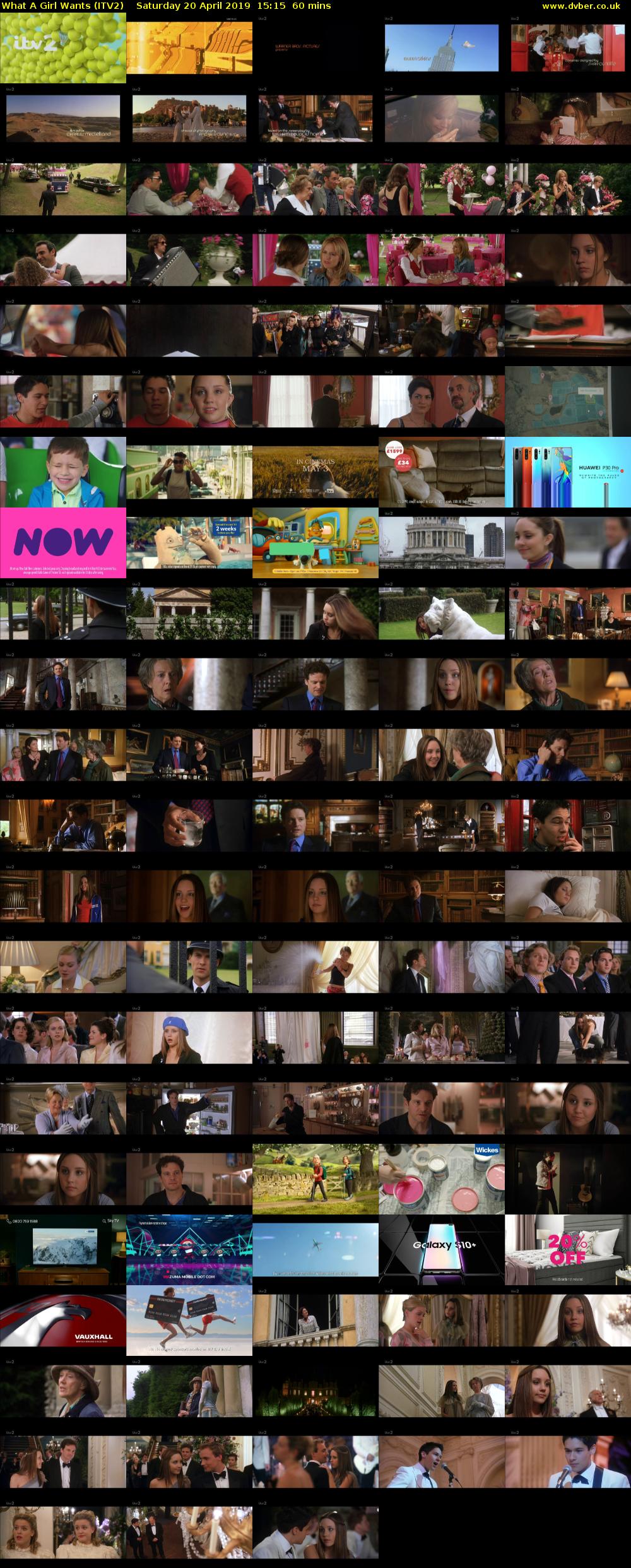 What A Girl Wants (ITV2) Saturday 20 April 2019 15:15 - 16:15