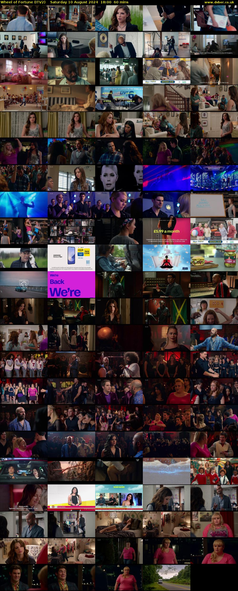 Wheel of Fortune (ITV2) Saturday 10 August 2024 18:00 - 19:00