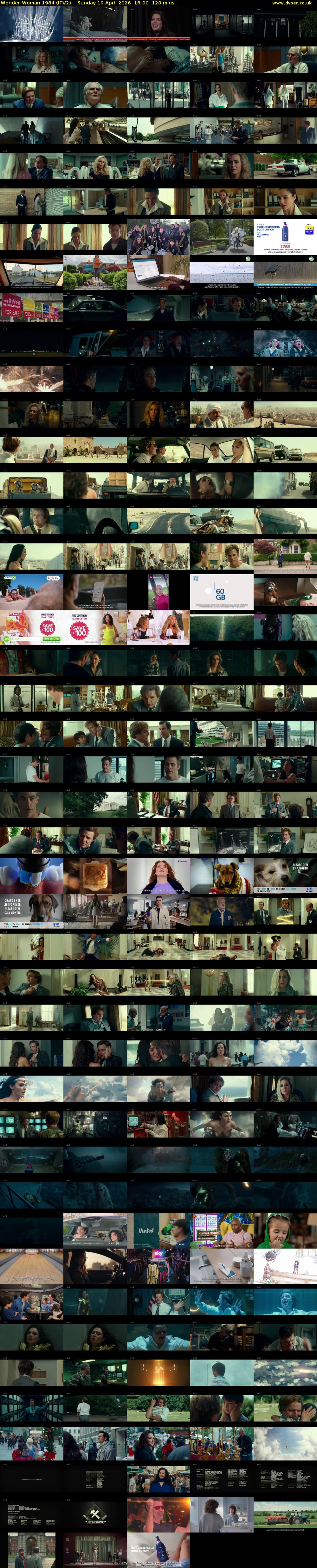 Wonder Woman 1984 (ITV2) Sunday 19 April 2026 18:00 - 20:00