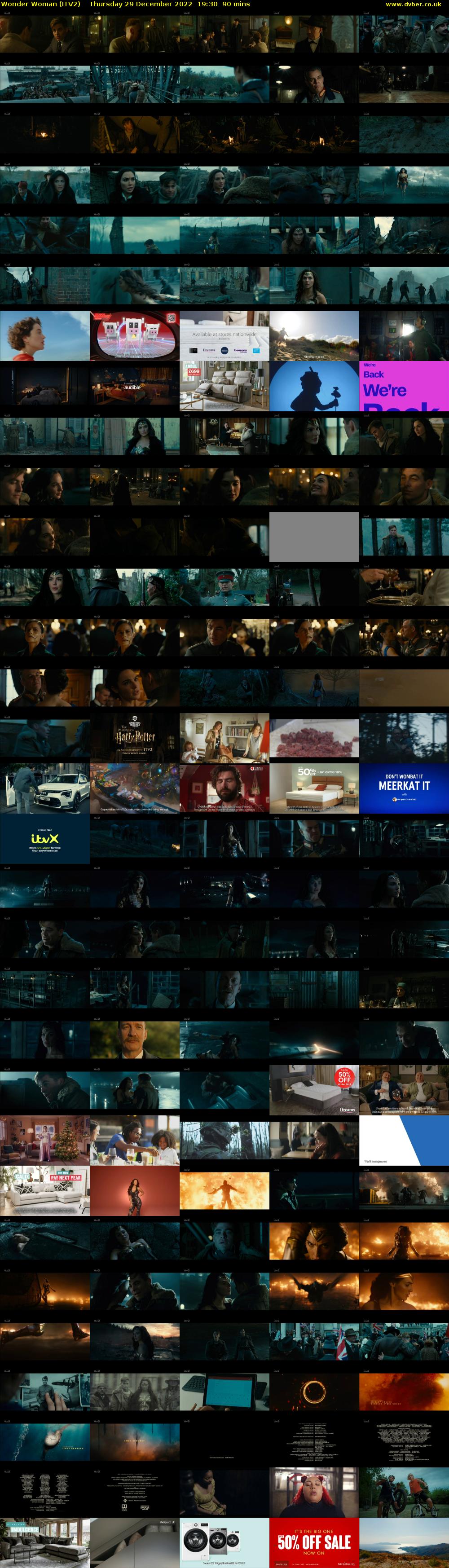 Wonder Woman (ITV2) Thursday 29 December 2022 19:30 - 21:00