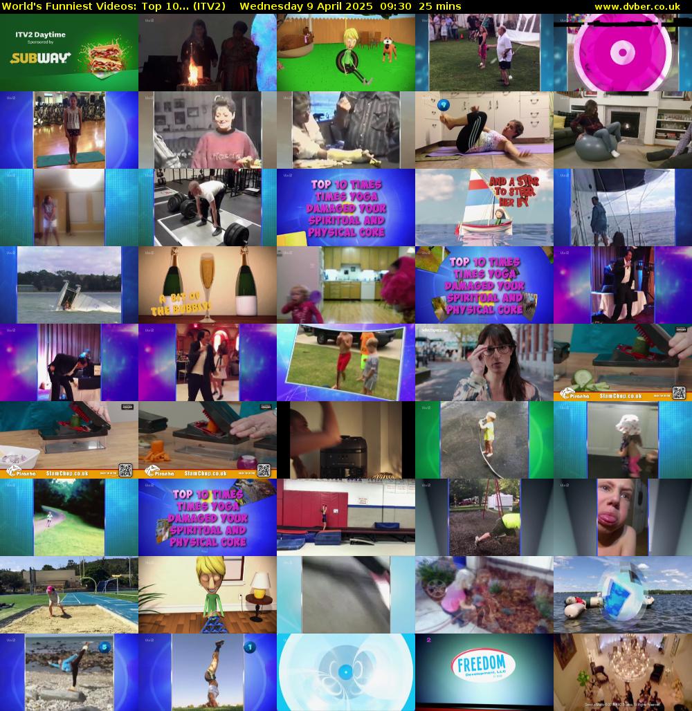 World's Funniest Videos: Top 10... (ITV2) Wednesday 9 April 2025 09:30 - 09:55